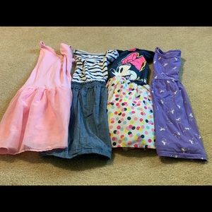 Bundle of 4 Long Sleeved Dresses